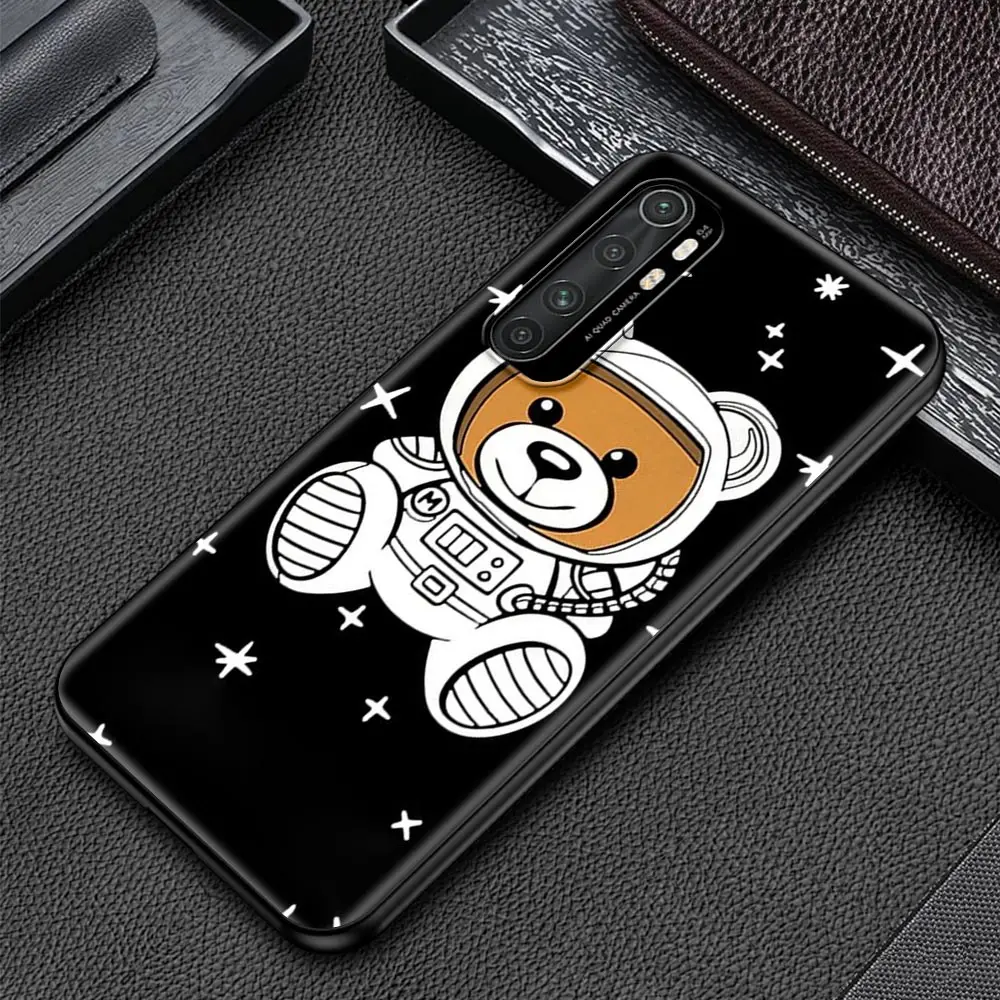

Fashion Brand Bear Shockproof Silicone TPU Case for Xiaomi Mi 10S Poco X3 NFC 10 10T Note 10 Pro 9T CC9 CC9E Phone Coque