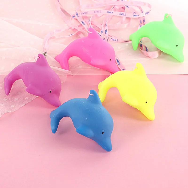 5 шт. светящийся ночник с дельфином детский игрушечный светодиодный светильник