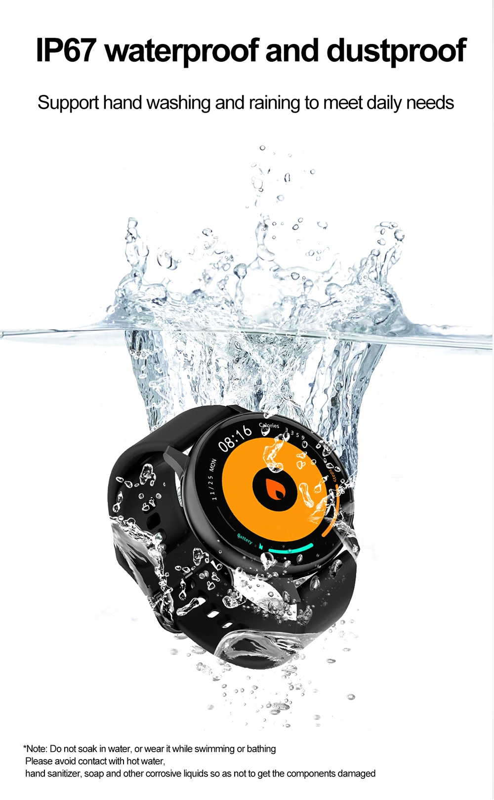 1 3 дюйма полный сенсорный смарт-часы DT88 pro для мужчин и женщин водонепроницаемый