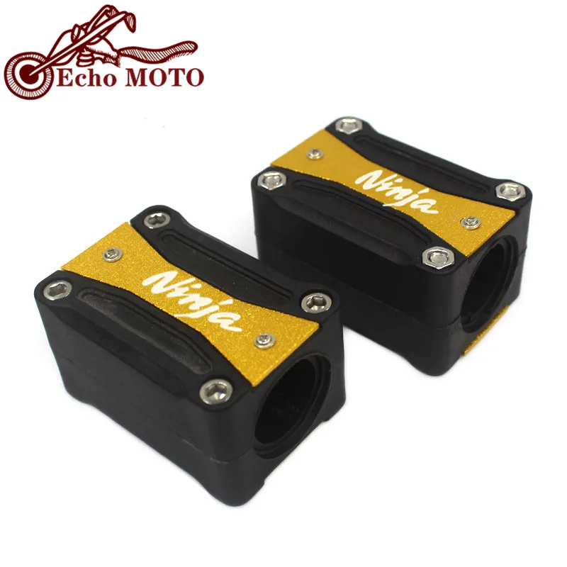 

For Kawasaki NINJA400 650 1000 250R 300R With LOGO Ninja Motorcycle Engine Guard Bumper Protection Decorative Block Crash Cover