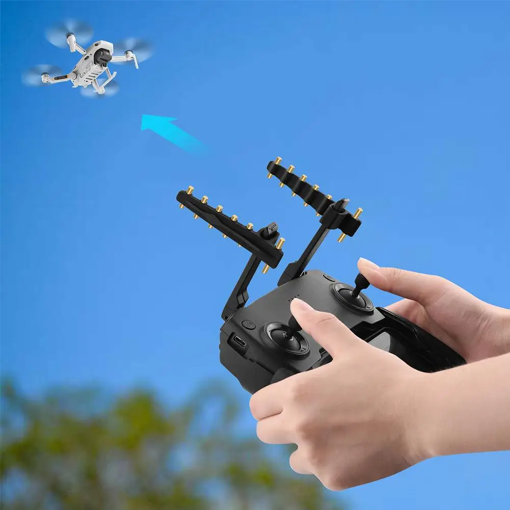 

2PCS Controller Signal Booster Compact Portable Antenna Range Extender For DJI Mavic Mini Drone Transmitter Extension