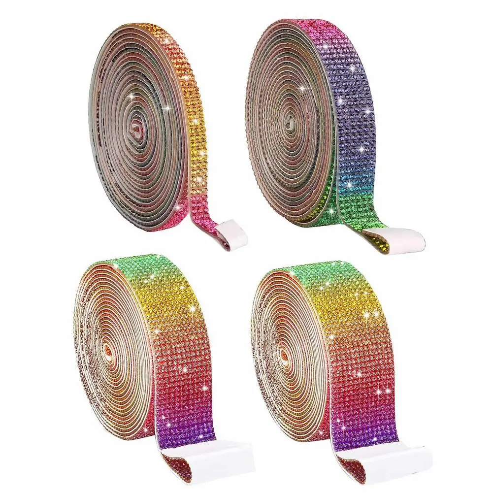 

Самоклеящиеся стразы AB, хрустальные наклейки, алмазная лента, самодельные наклейки, Красочные Стразы для декоративно-прикладного искусств...