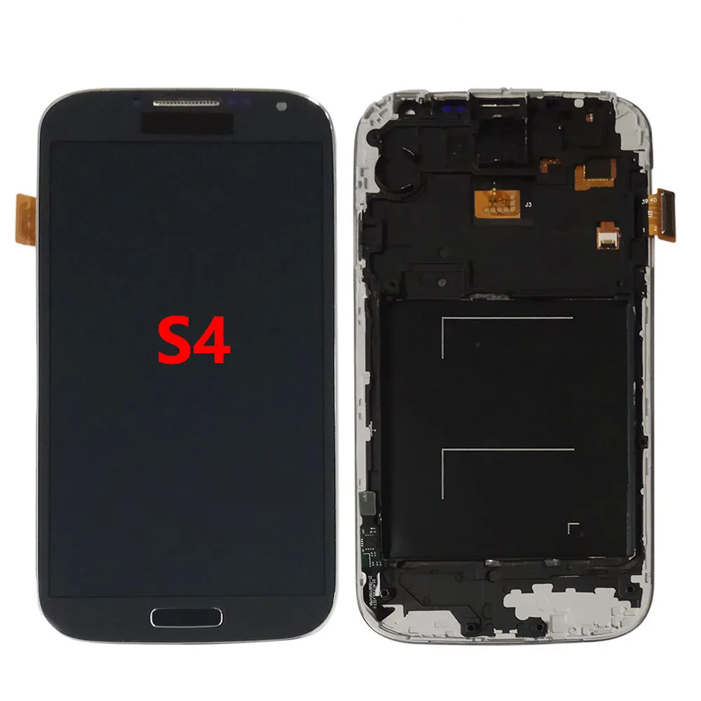 ЖК-дисплей 5 дюймов для Samsung Galaxy S4 i9502 сенсорный экран с рамкой и дигитайзером в