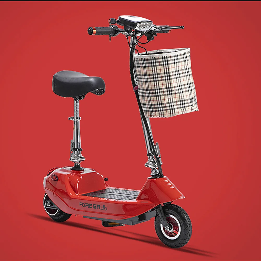 Складной электрический велосипед с аккумулятором 24 В 8 АА дюймовый