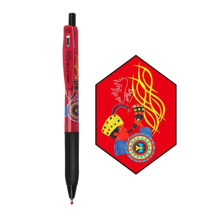 1 шт. Zebra SARASA JJ15 Китайская вышивка национальная мультяшная Ограниченная серия