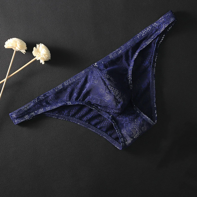 Мужское нижнее белье сетчатые трусы сумка для белья тонкие трусики стринги с