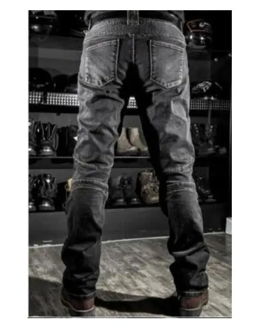 Бесплатная доставка новые мужские и женские модные джинсы мотоциклетные штаны