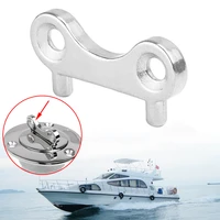 stainless steel fuel gas water waste tank deck fill filler spare cap key replacement plate tool for boat marine yacht