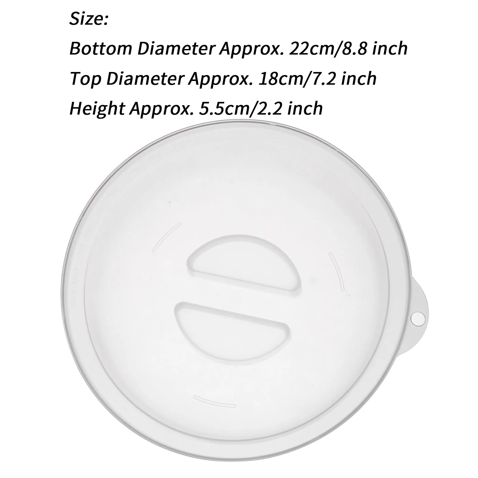 

Fresh-keeping Lids Covers Plastic Microwave Oil-proof Cover Reusable Heating Bowl Lids Kitchen Foods Dust-proof Preservation Cap