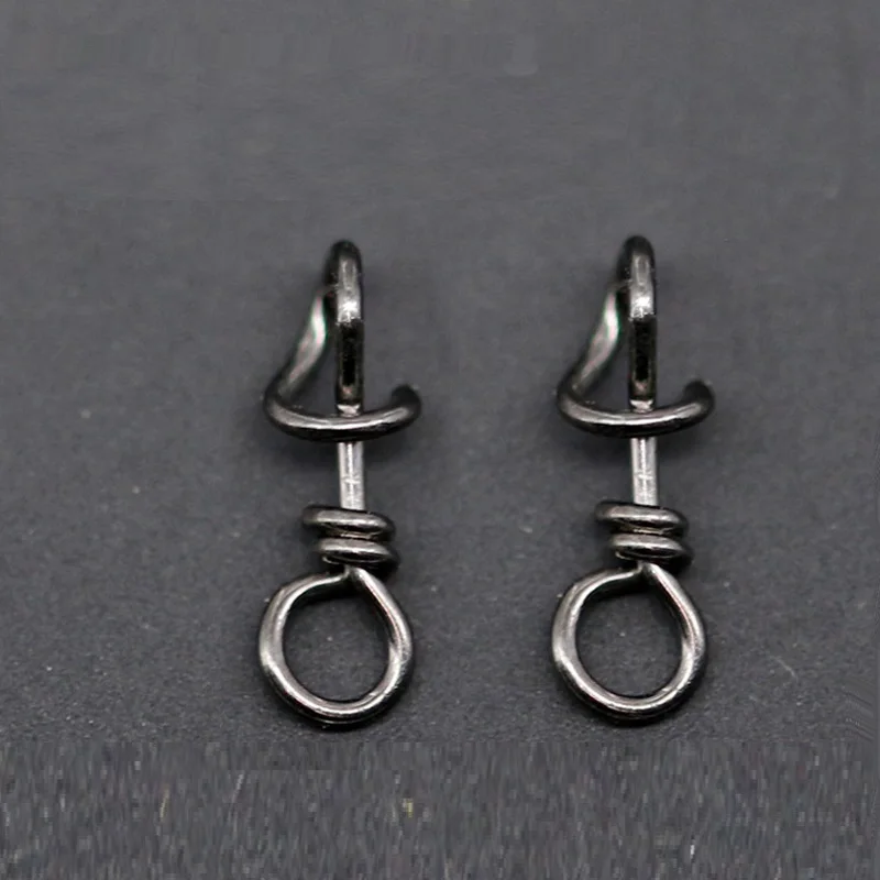 Зажимы для рыбалки Fastach 30 шт./лот Вертлюги Из Нержавеющей Стали защелки