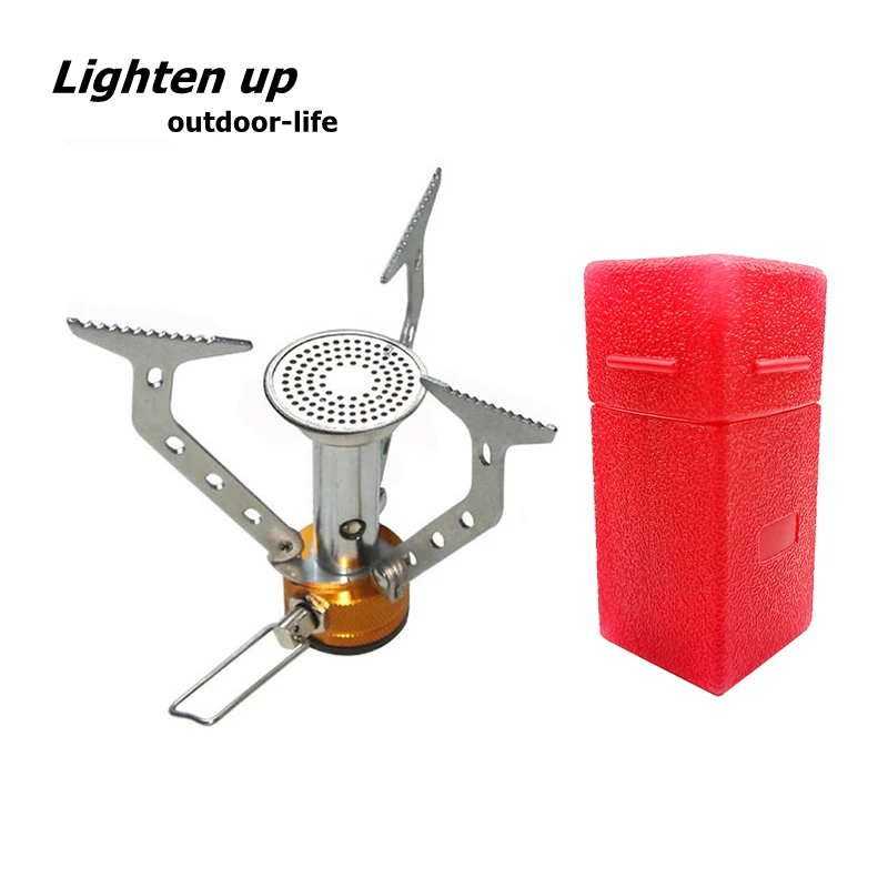 

Mini Camping Stoves Folding Outdoor Gas Stove Portable Furnace Cooking Picnic Split Stoves Cooker Burners Camping Accessories