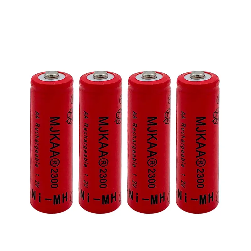 2/4/6/8 шт. AA 1 2 V 2300 мА/ч никель-металл-гидридных аккумуляторных батарей 100% Высокое