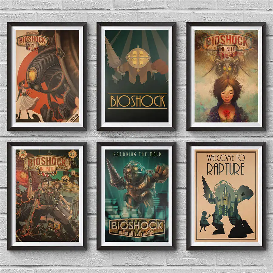 Игра Классический Постер Мультфильма фильма винтажная гостиная домашний декор