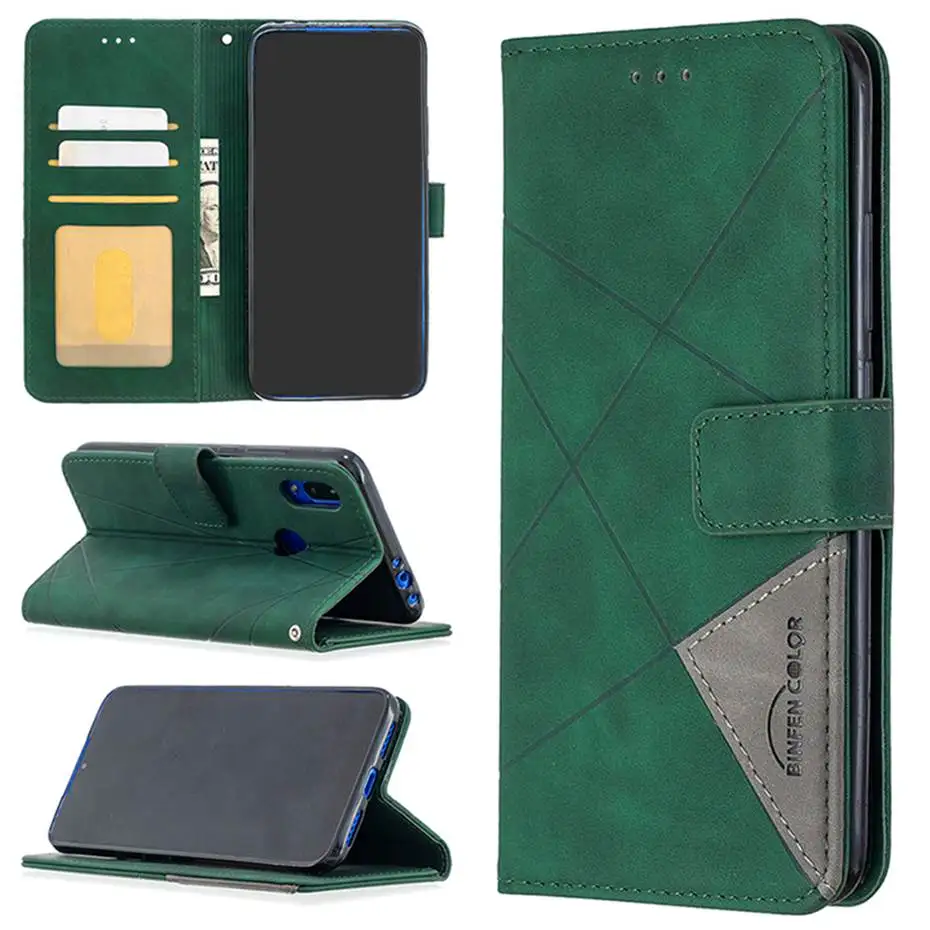 

Mixed Colors Phone Case For Xiaomi Redmi 7 Leather Flip Case For Xiaomi Redmi 7 Wallet Case For Redmi7 Coque Capa