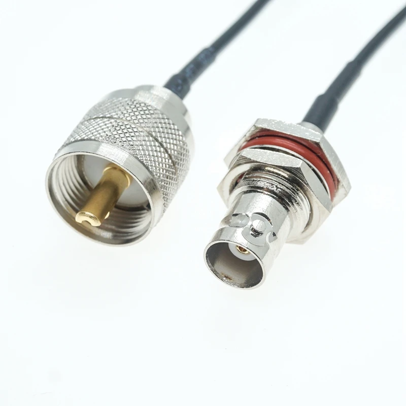 УВЧ штекер PL259 К гнездовой гайке BNC Перемычка коаксиальный Удлинительный кабель