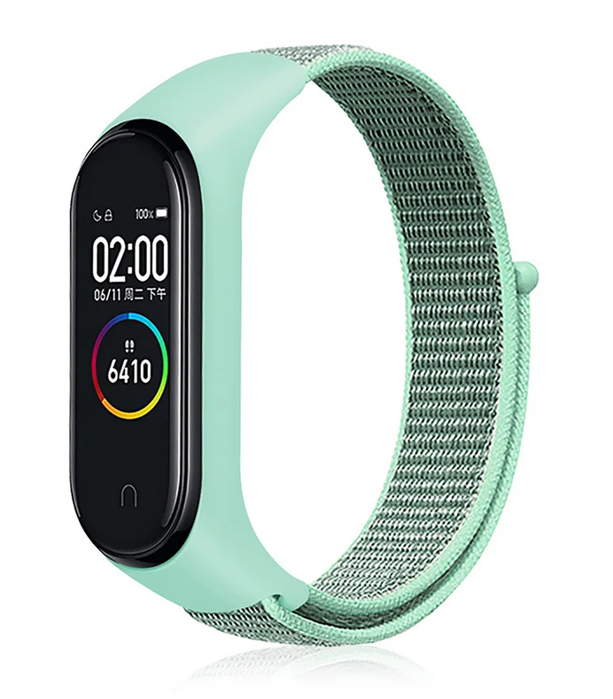 Тканый нейлоновый ремешок для Xiaomi mi 4, 3 браслета, наручных браслетов mi Band 3, Xiao mi band 3, 4 ремешка, аксессуары для часов