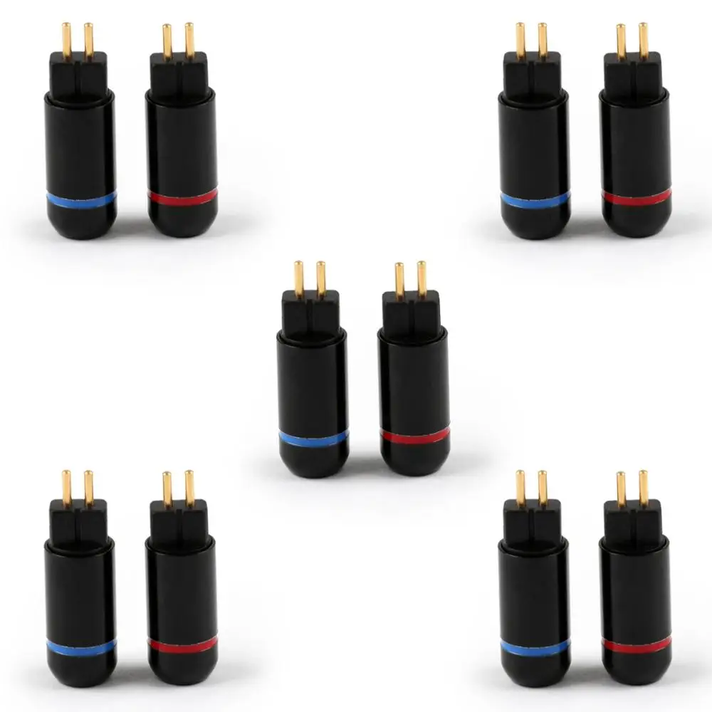 Areyourshop 5 пар 0 78 мм штыри для наушников штекер Westone UM3X W4R UE18 переходник черный