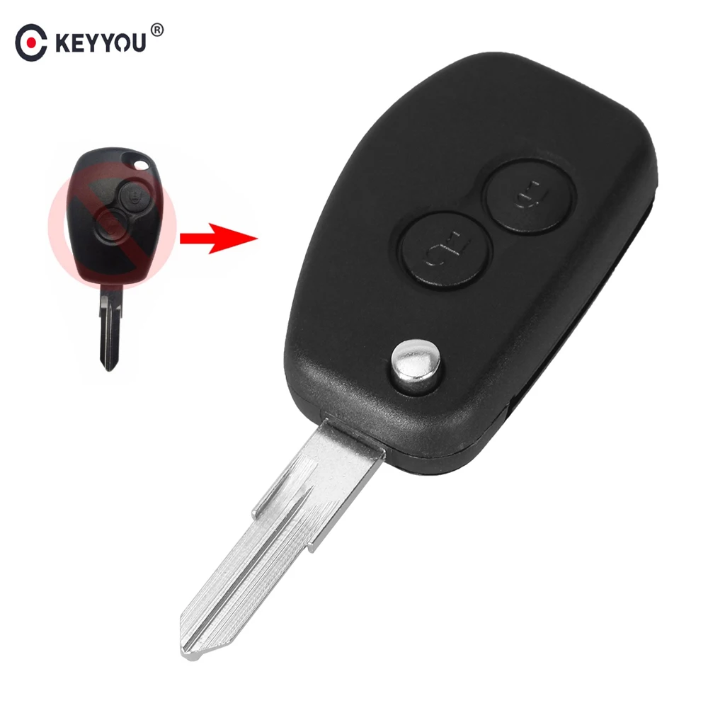 KEYYOU 5X модифицированный чехол для автомобильного ключа откидной складной пульта