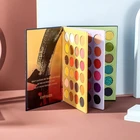 Красота глазурованные новые цветные оттенки 72 цвета прессованная пудра тени для век Палитра Макияж мерцающий блеск палитра