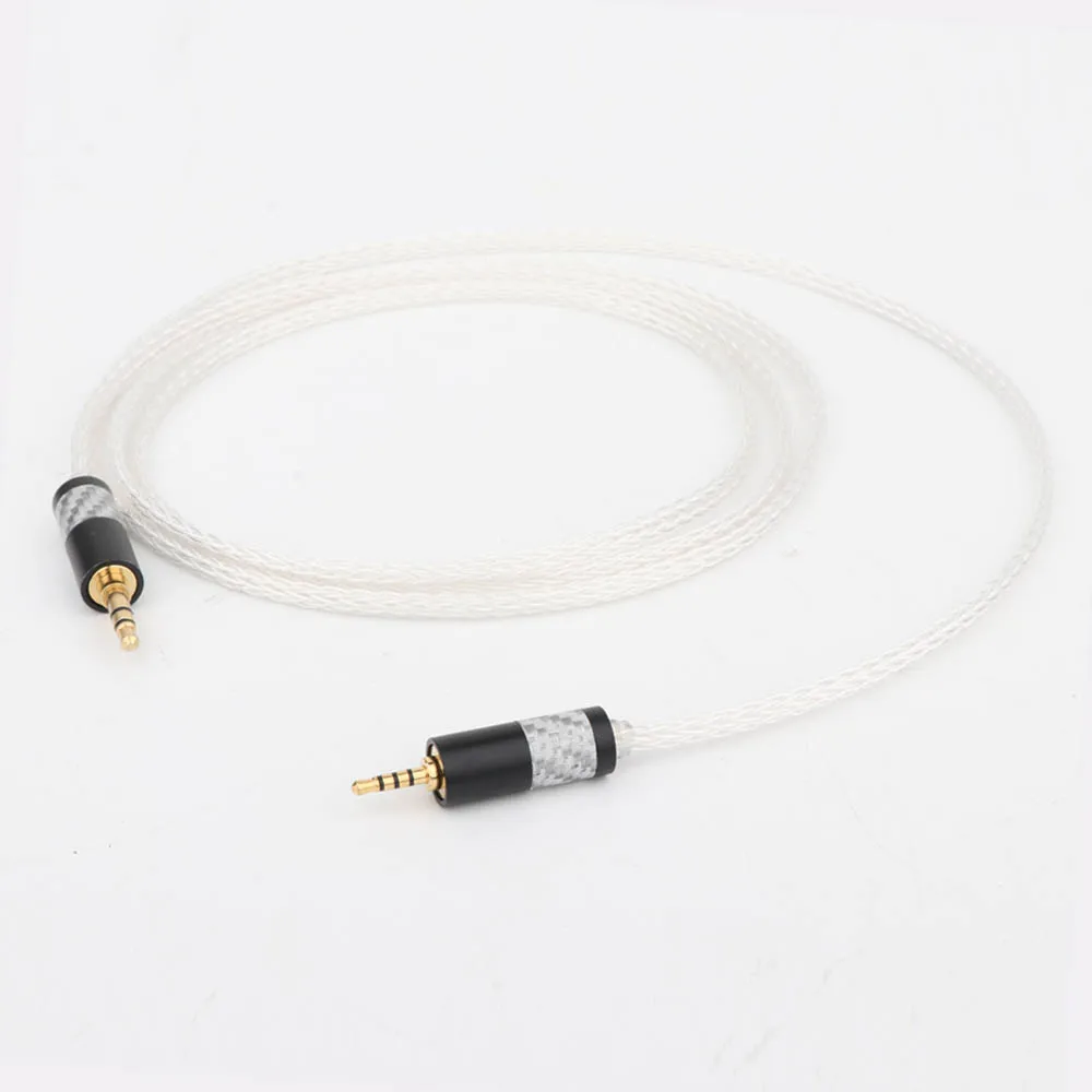 

Hi-end OCC Silver plated Cable Hifi 2.5mm to 3.5mm Balanced Headphone Upgrade Cable for Fostex T60RP T20RP T40RPmkII T50RP