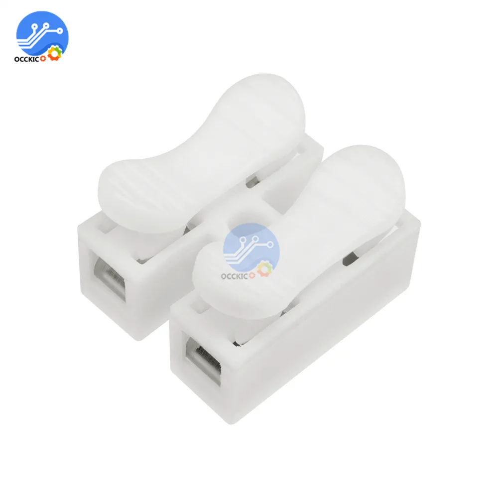 30 шт./лот CH-2 самоблокирующиеся Клеммные Соединители пресс-тип быстросъемные