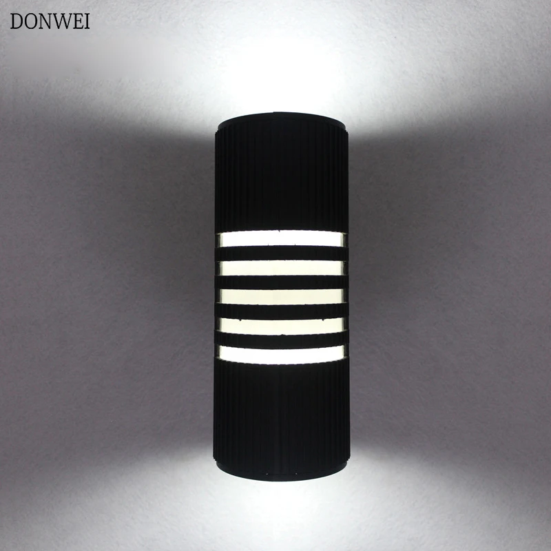 Современный уличный простой светодиодный настенный светильник из алюминиевого