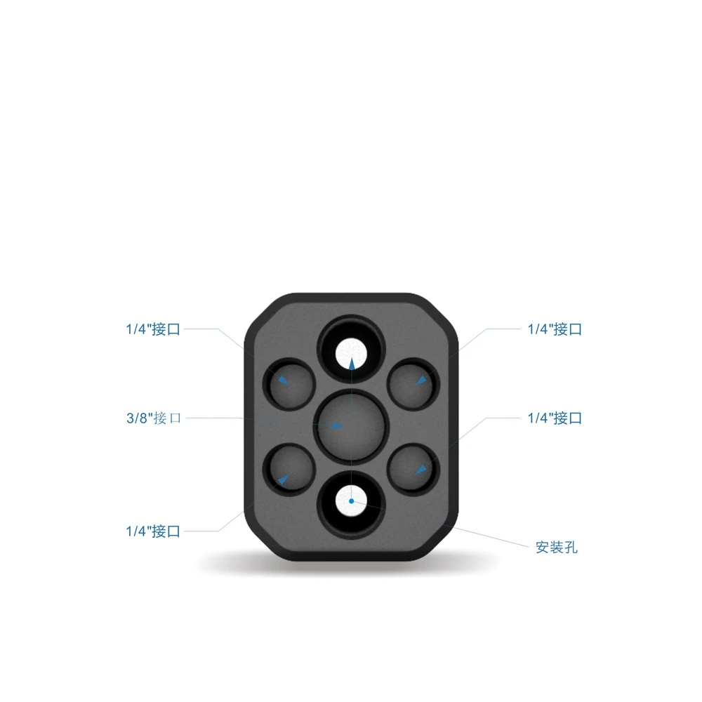 Алюминиевый Удлинительный модуль-адаптер для DJI Ronin-S портативный модуль