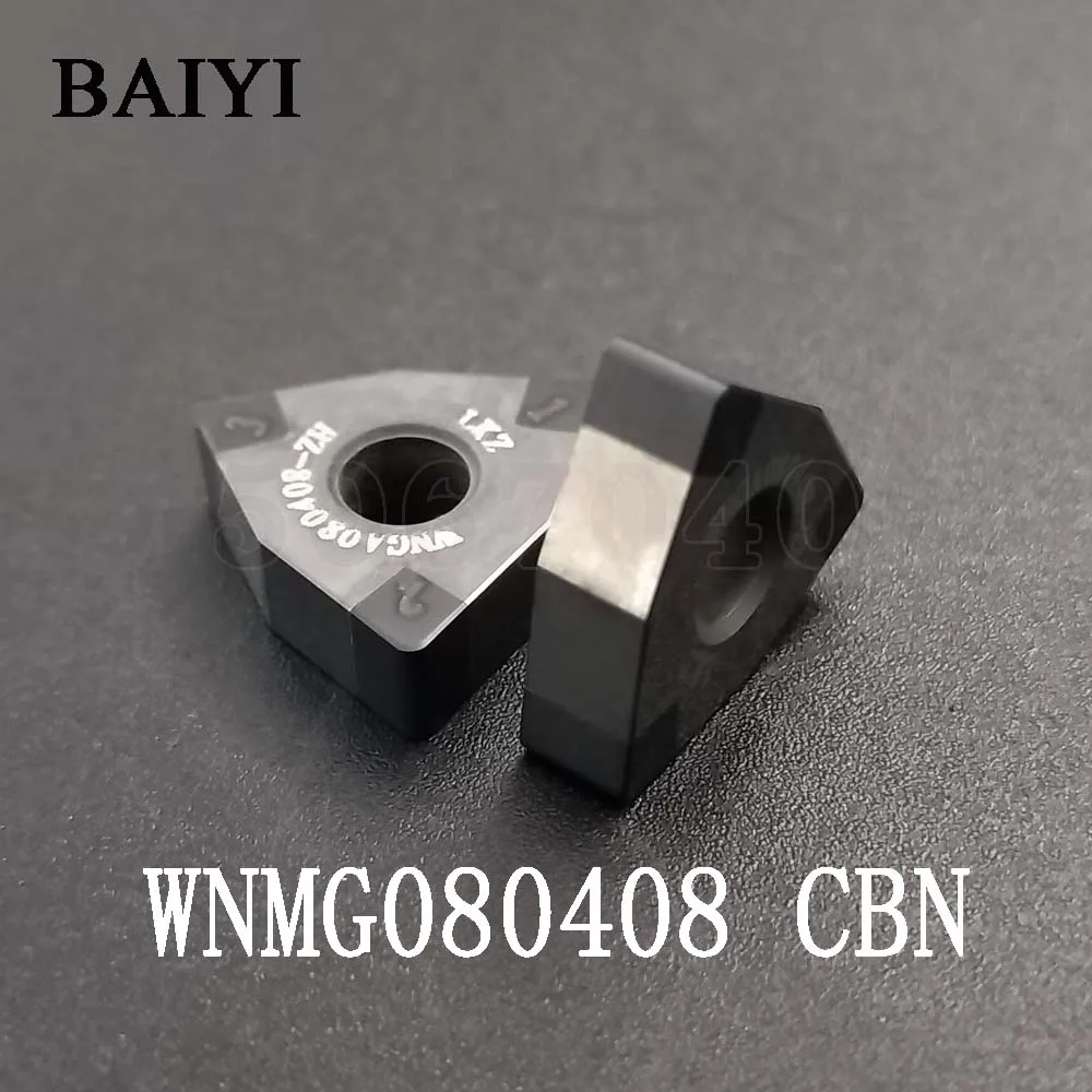 

1P Boron nitride CNC tool CBN Insert WNMG080408 CBN Diamond blade Turning Tools Holder Lathe Blade for Processing hardened steel