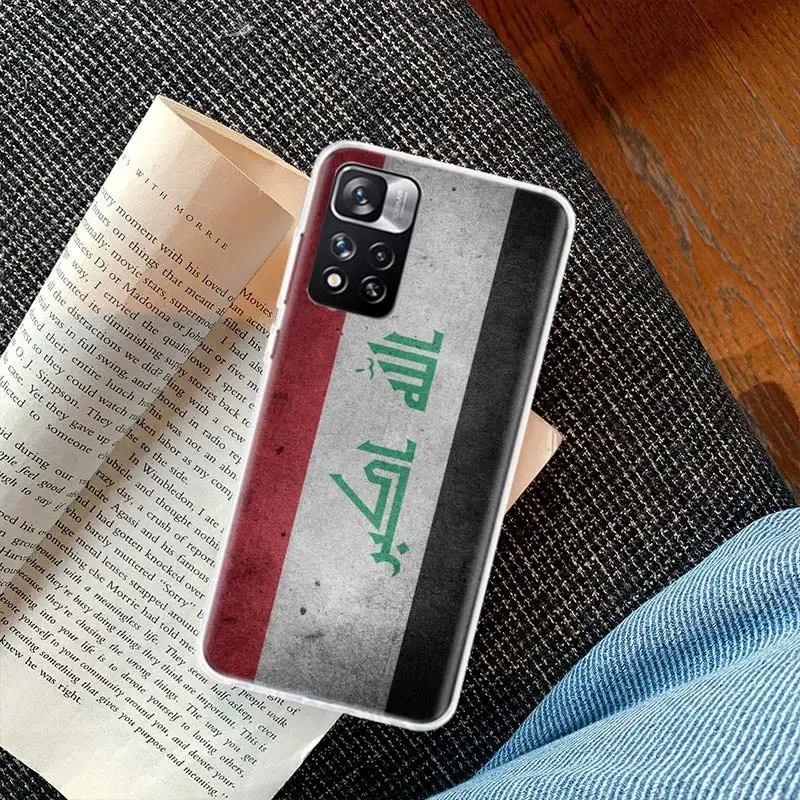 Чехол для телефона с национальным флагом Ирака Xiaomi Mi 11 Ultra 10 12 Lite 5G 12X 12T 11i 10T 11T Pro 9 9T