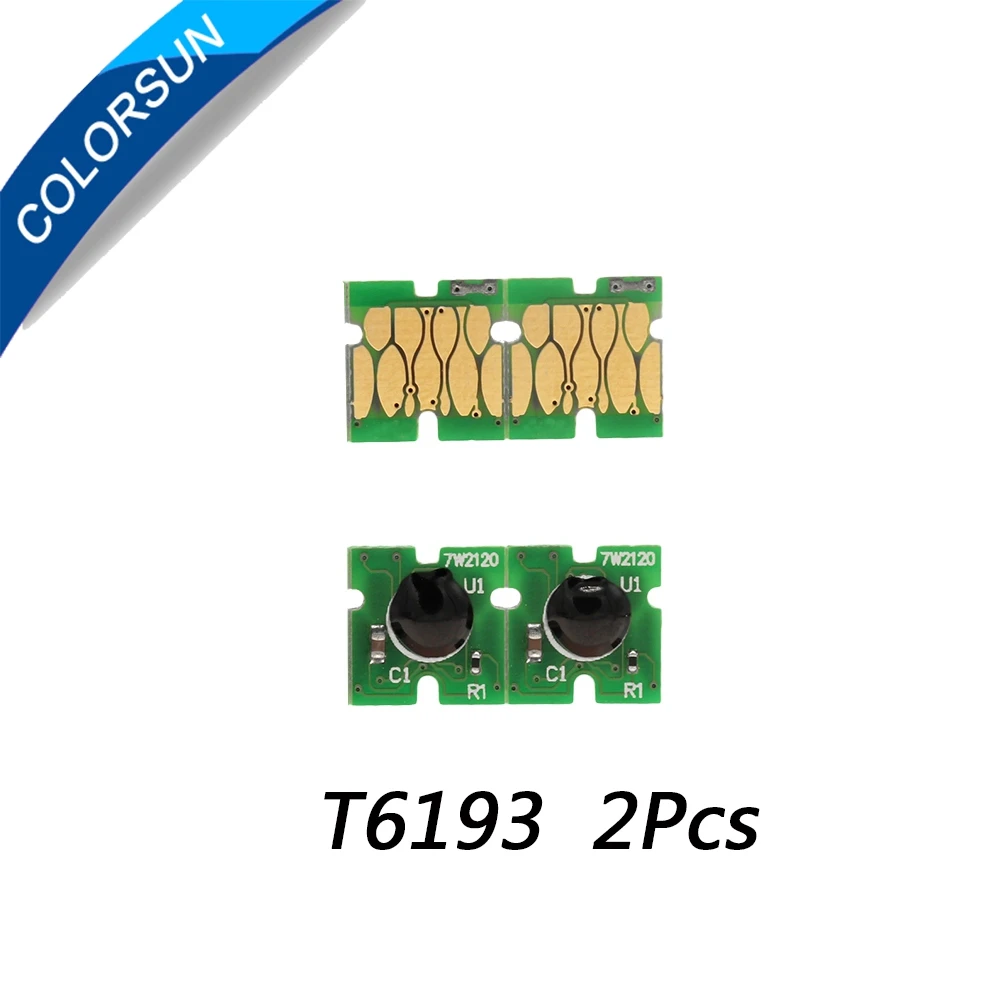 Резервуар Для разового обслуживания чипов T6193 2 шт. для принтера Epson Surecolor T3000 T5000