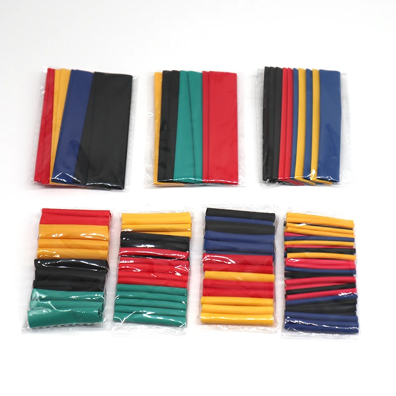 164 шт./530 шт. термоусадочная трубка термореоткатная для электрических кабелей