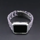 Новый спортивный ремешок для Apple Watch Series 6 SE 5 4 3 прозрачная смола для Iwatch ремешок 3842 мм 4044 мм для apple watch аксессуары