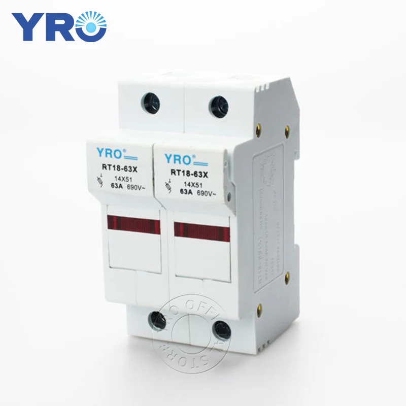 1 шт. блок предохранителей переменного тока 1P 690 В 63 а с подходящим плавким