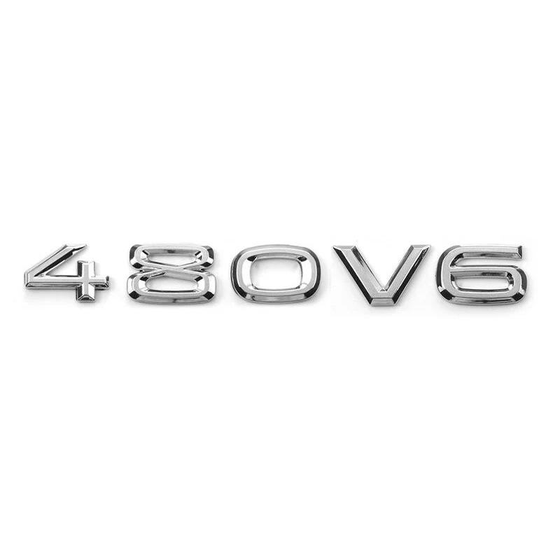 Багажник крыло V6 480 530 значок эмблема наклейка для Volkswagen VW Phideon Teramont Touran Touareg Passat Atlas