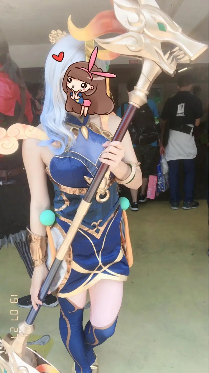 LUX LOL Косплей lol Lux косплей костюм новая кожа лунный императрица люкс костюмы на