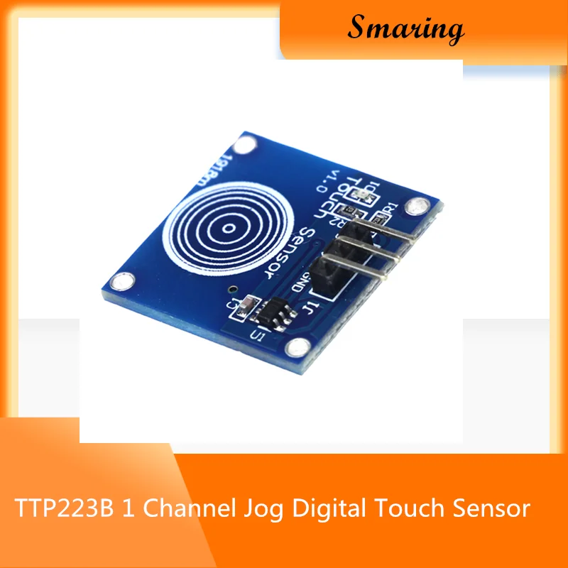 

2 шт./лот TTP223B 1-канальный пробежной цифровой сенсорный датчик емкостный сенсорный переключатель модульные аксессуары для Arduino Diy Kit