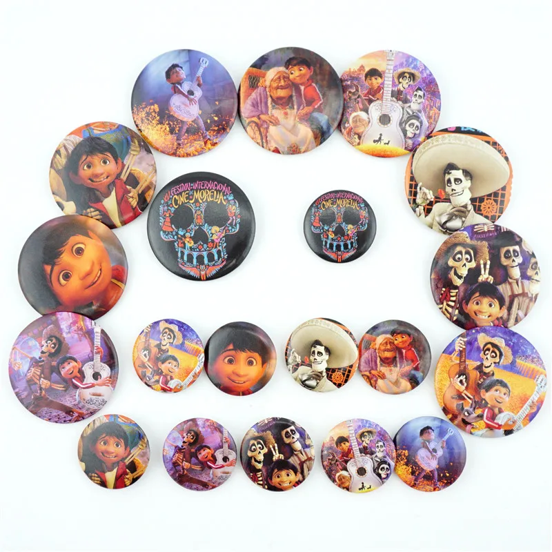 10 шт./компл. Мигель риверас фигурки булавки броши значки нагрудный орнамент