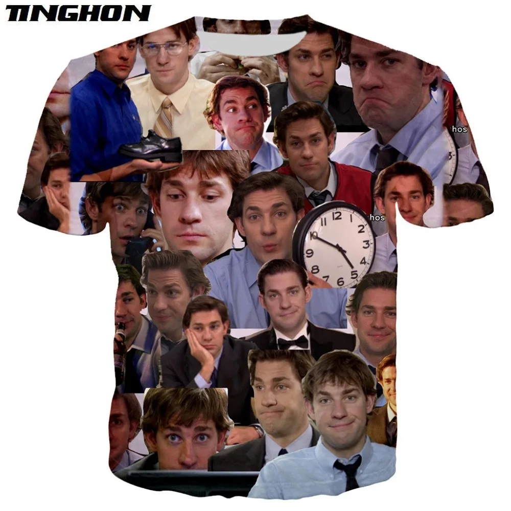 Женская/Мужская/женская футболка с изображением милого лица Майкла Скотта |