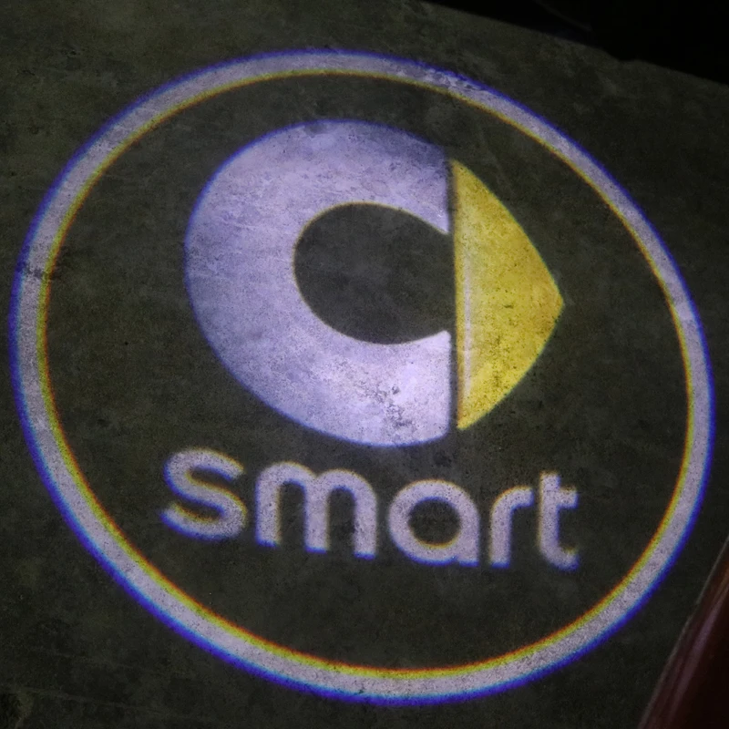 Для smart fortwo forfour 453 451 450 дверь автомобиля лазерный проектор лампа Декор Добро