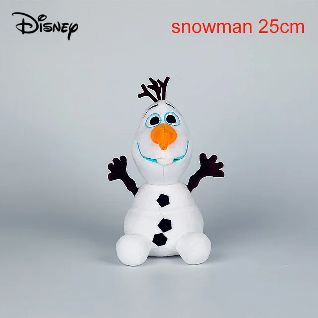olf snowman 25cm Белоснежка Принцесса игрушка фигурки Рождественская игрушка подарок Дисней оригинальная Принцесса Золушка фигурка модель игрушки для девочек на день рождения - Цвет: olf snowman 25cm
