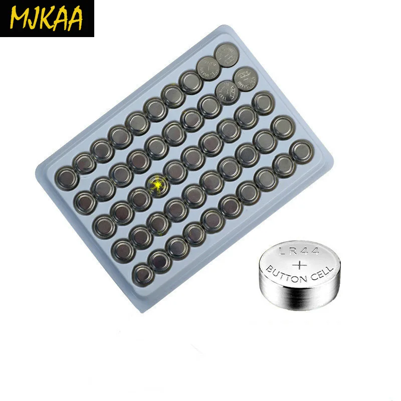 MJKAA Горячая продажа 400 шт LR44 357A A76 303 AG13 SR44SW SP76 L1154 RW82 RW42 Щелочная Кнопка батарея