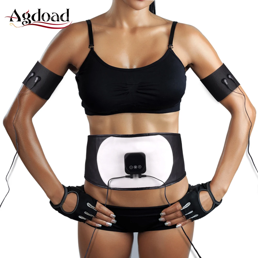 Пояс для похудения тела Вибрирующая мышцы тренажер брюшного пресса массажер