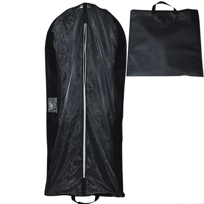Портативный чехол от пыли для одежды на молнии сумка свадебного платья длинный