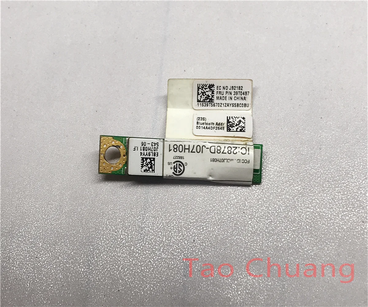 

39T0497 для ноутбука Lenovo ThinkPad T61 T60 R60 R61 X60 X61 X300, плата Bluetooth 2,0