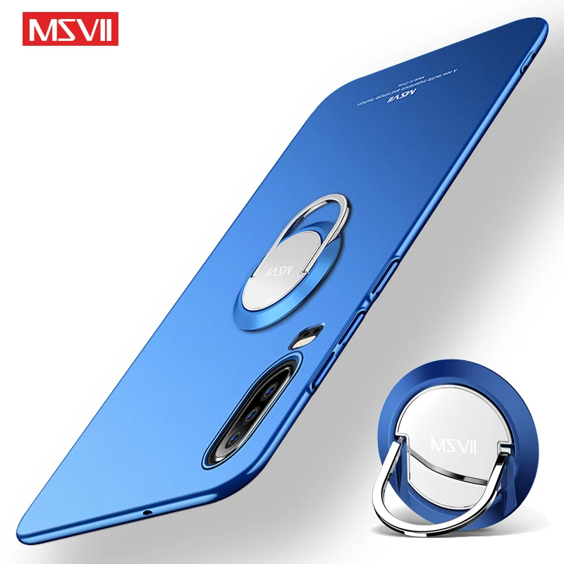 Чехол P30 Pro тонкий матовый чехол MSVII для Huawei Lite Case P 30 P20 Жесткий из поликарбоната 20