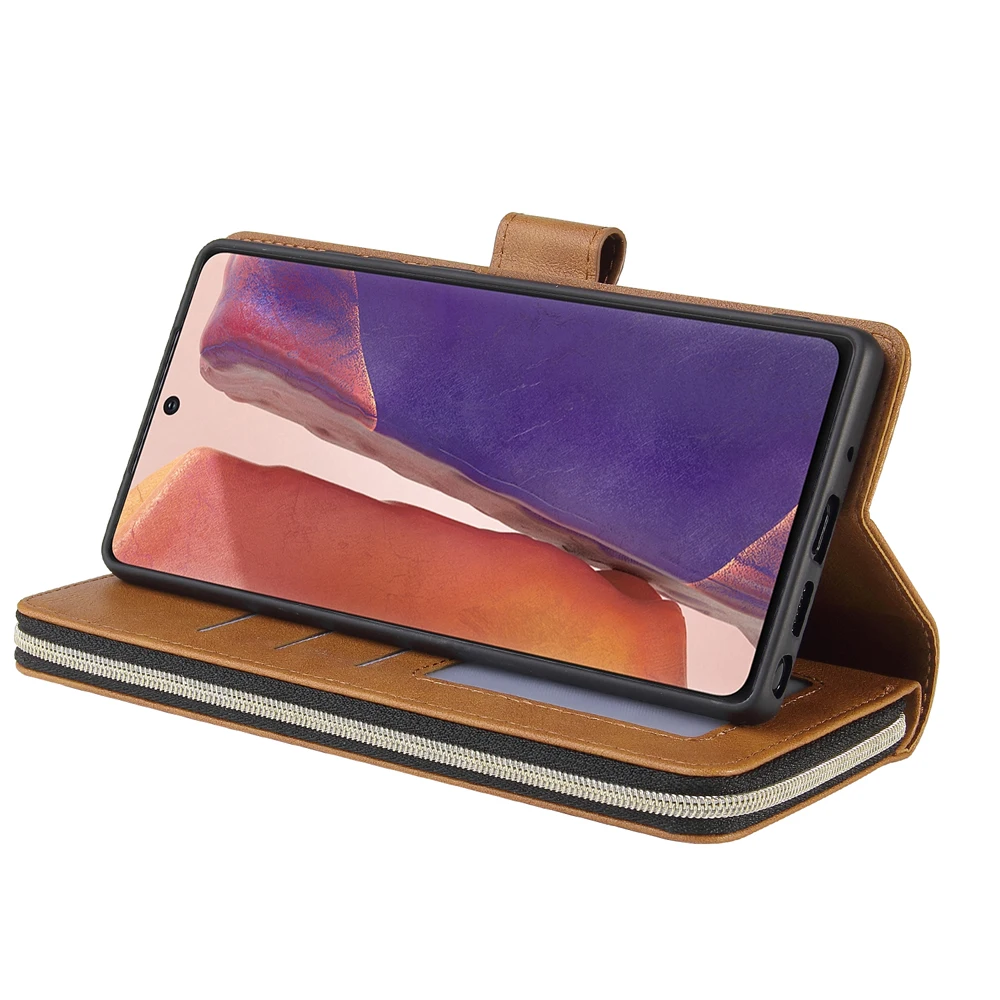 Чехол на молнии из искусственной кожи с подкладкой ТПУ для Apple iPhone X Xs Xr XsMax