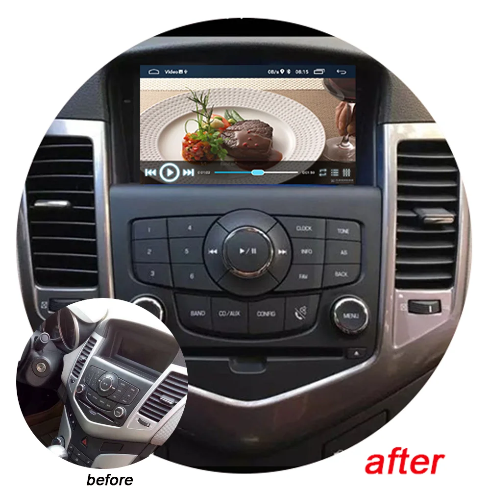 Новейшая автомобильная Android 10 0 аудио видео система подходит для CHEVROLET CRUZE 2008 2013