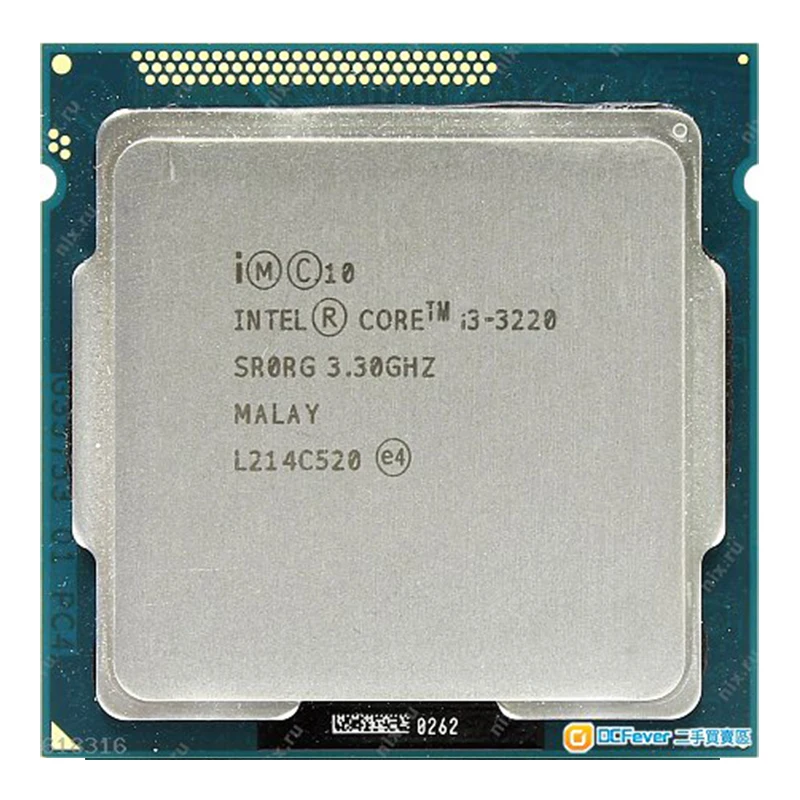 Комплект материнской платы B75 LGA 1155 для настольных ПК с процессором Intel I3 3220 8G(2*4G)