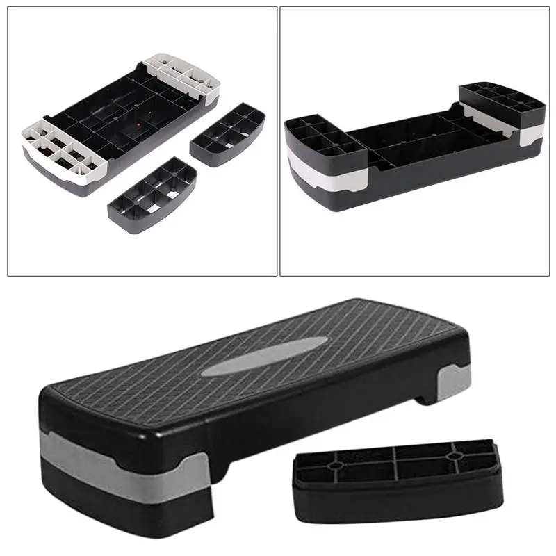 Черный и серый пол для фитнеса аэробика шаг кардио Йога педаль шаговый тренажер