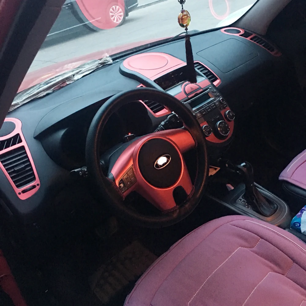 Самоклеящиеся автомобильные наклейки для Kia Soul 2010 2014 виниловые и из углеродного